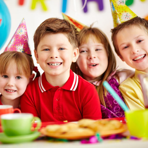 Kids Enjoying Birthday Party